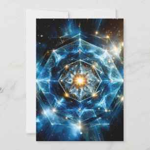 Kosmische Geometrie Mandala Stern Universum Abstra Ankündigung