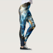 Kosmische Geometrie Mandala Stern Universum Abstra Leggings (Rechts)