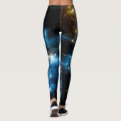 Kosmische Geometrie Mandala Stern Universum Abstra Leggings (Rückseite)
