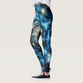 Kosmische Geometrie Mandala Stern Universum Abstra Leggings (Links)