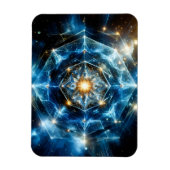 Kosmische Geometrie Mandala Stern Universum Abstra Magnet (Vertikal)