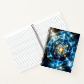Kosmische Geometrie Mandala Stern Universum Abstra Notizblock (Innenseite)