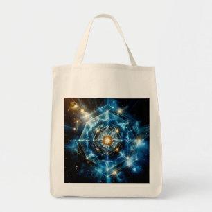 Kosmische Geometrie Mandala Stern Universum Abstra Tragetasche