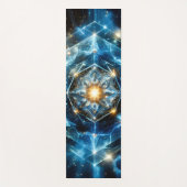 Kosmische Geometrie Mandala Stern Universum Abstra Yogamatte (Vorderseite)