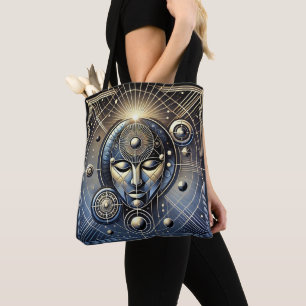 Kosmische Geometrie - Mystische Gesichtspflege Tasche