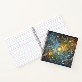 Kosmische Geometrie & wissenschaftliche Harmonie Notizblock (Innenseite)