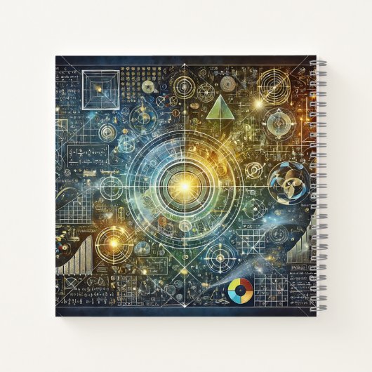 Kosmische Geometrie & wissenschaftliche Harmonie Notizblock (Rückseite)