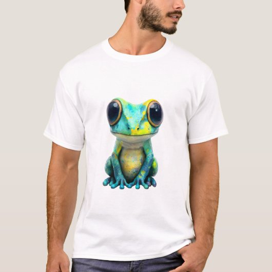 Kosmische gesprenkelte Baumfroschmänner T-Shirt (Vorderseite)