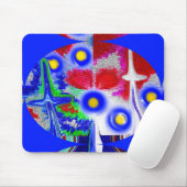 Kosmische Gewerkschaft der Sternenkunst Mousepad (Mit Mouse)