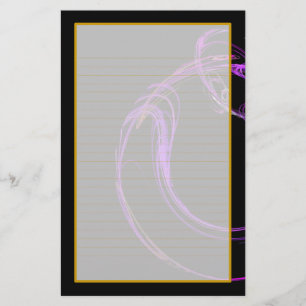 Kosmische gezeichnetes Briefpapier des Glas-VII