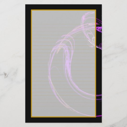 Kosmische gezeichnetes Briefpapier des Glas-VII (Vorderseite)