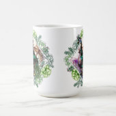 Kosmische Giraffe - Potrait mit Zeitreise, Schädel Kaffeetasse (Mittel)