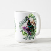 Kosmische Giraffe - Potrait mit Zeitreise, Schädel Kaffeetasse (VorderseiteRechts)