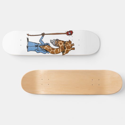 Kosmische Giraffen-Skate-Plattform Skateboard (Horizontal)