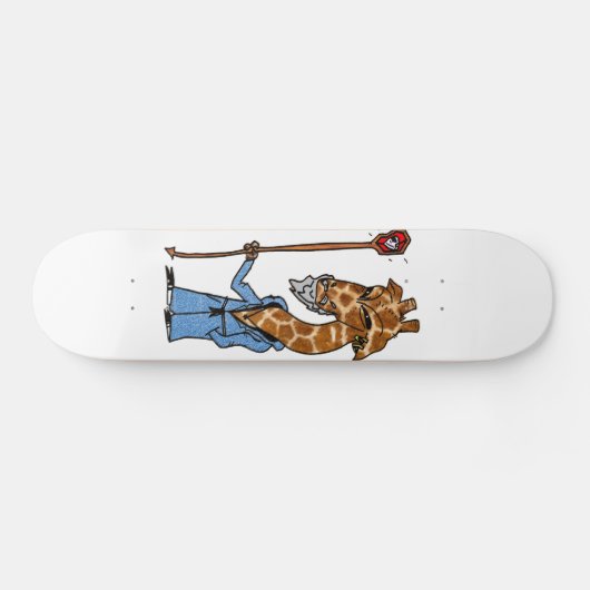 Kosmische Giraffen-Skate-Plattform Skateboard (Horizontal)
