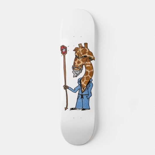 Kosmische Giraffen-Skate-Plattform Skateboard (Vorderseite)
