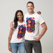 Kosmische Glow-Charakter- & Inspirationskunst T-Shirt (Unisex)