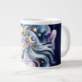 Kosmische Göttin Jumbo-Tasse (Vorderseite Rechts)