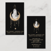 *~* Kosmische Göttin Mond Stars Wasserurm Visitenkarte (Vorne/Hinten)