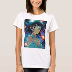 "Kosmische Göttin: Studio Ghibli-Inspiriert Maxima T-Shirt