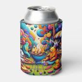 Kosmische GRILLEN Dosenkühler (Kanne Vorderseite)