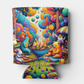 Kosmische GRILLEN Dosenkühler (Rückseite)