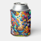 Kosmische GRILLEN Dosenkühler (Kanne Rückseite)