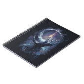 Kosmische Hand Dark Fantasy Notizblock (Linke Seite)