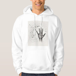 Kosmische Hand in der Sterngalaxie - Surreal Spiri Hoodie