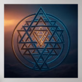 Kosmische Harmonie: Das Ewige Emblem Poster (Vorne)