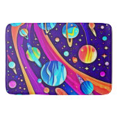 Kosmische Harmonie Kunst Badematte (Vorderseite)
