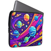 Kosmische Harmonie Kunst Laptopschutzhülle (Vorne Rechts)