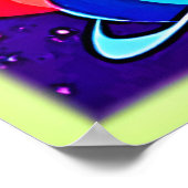 Kosmische Harmonie Kunst Poster (Ecke)