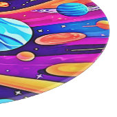 Kosmische Harmonie Kunst Schneidebrett (Ecke)