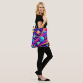 Kosmische Harmonie Kunst Tasche (Am Model)