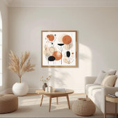 Kosmische Harmonie | Moderne abstrakte geometrisch Poster