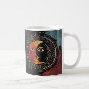Kosmische Harmonie von Sonne und Mond Kaffeetasse