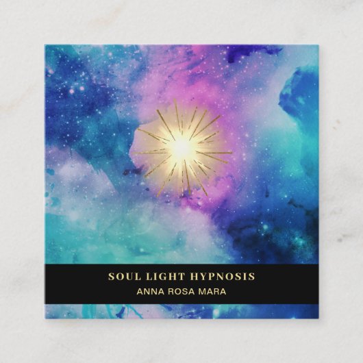 *~* kosmische heilende quadratische visitenkarte (Vorderseite)