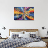 Kosmische Heilige Geometrie Leinwanddruck (Insitu (Schlafzimmer))