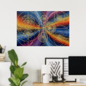 Kosmische Heilige Geometrie Poster (Heimbüro)