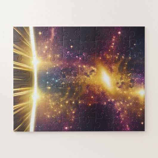 Kosmische hellste Astronomie phantastische Landsch Puzzle (Horizontal)