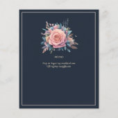 Kosmische Himmelsgalaxie Sternennacht Navy GETAG (Rückseite)