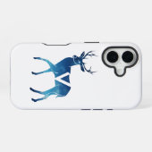 Kosmische Hirsch-Vision iPhone 16 Hülle (Rückseite (Horizontal))