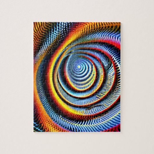 Kosmische hypnotisierte Fun House Rotation im Dunk Puzzle (Vertikal)