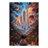 kosmische Imagination Poster (Vorderseite)
