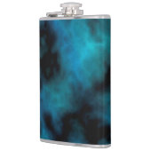 Kosmische Imitate Blauer Marmor Flachmann (Links)