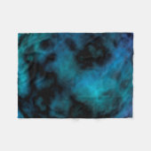 Kosmische Imitate Blauer Marmor Fleecedecke (Vorderseite (Horizontal))