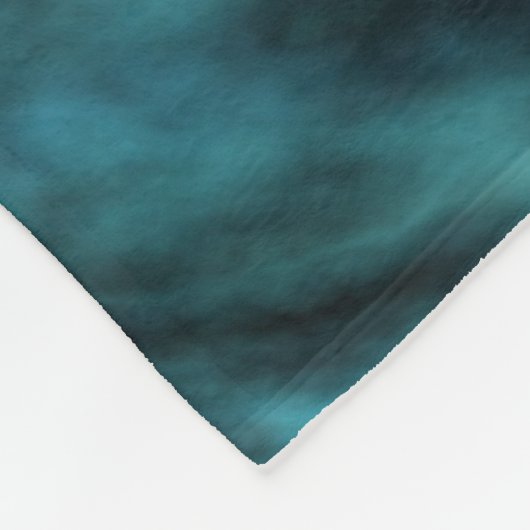 Kosmische Imitate Blauer Marmor Fleecedecke (Ecke)