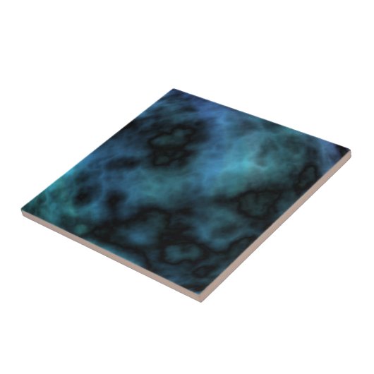 Kosmische Imitate Blauer Marmor Fliese (Seite)