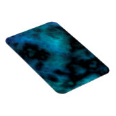 Kosmische Imitate Blauer Marmor Magnet (Rechte Seite)